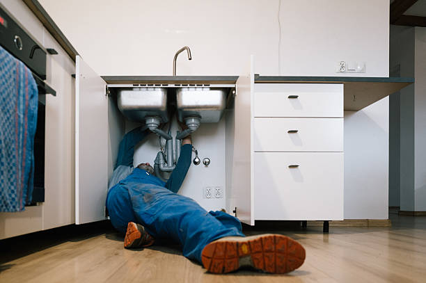 Professional Plumbing technician working in Jessup, MD